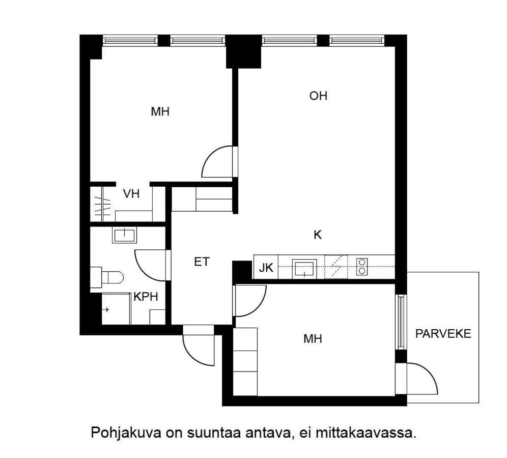 Modern 2Br Apartment With Balcony & Central Location - Hosted By 2Ndhomes Tampere Extérieur photo